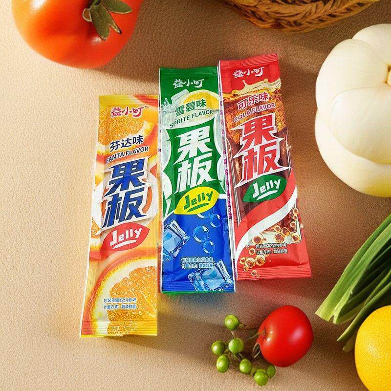 网红益小町可乐雪碧芬达果冻果板
