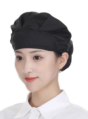 餐饮厨师帽子防止掉头发头