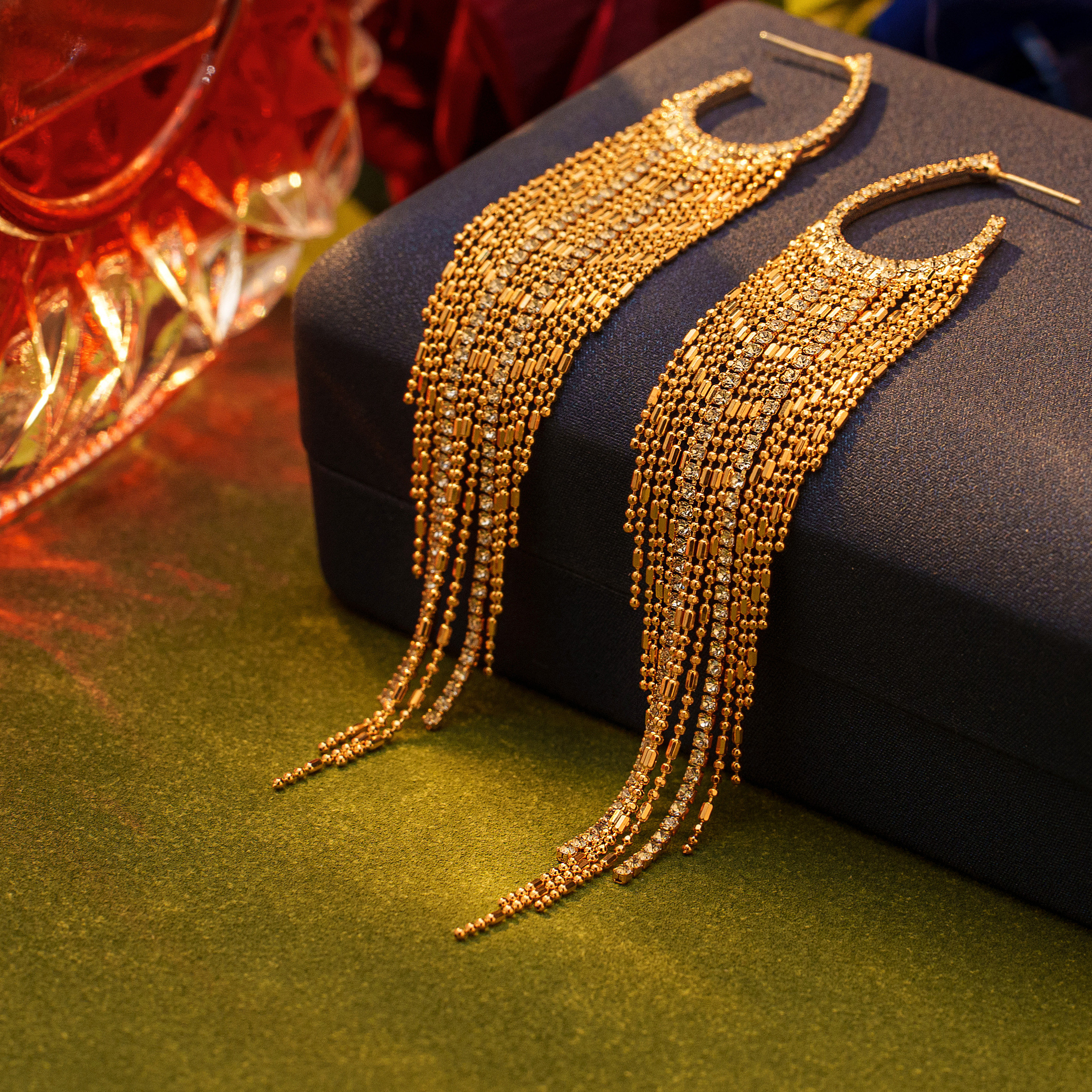 铜合金[万人迷]925银针长款大气个性流苏轻奢百搭耳环E3045,饰品/流行首饰/时尚饰品新,耳环,淘宝优惠券,粉丝福利购,淘宝优惠卷