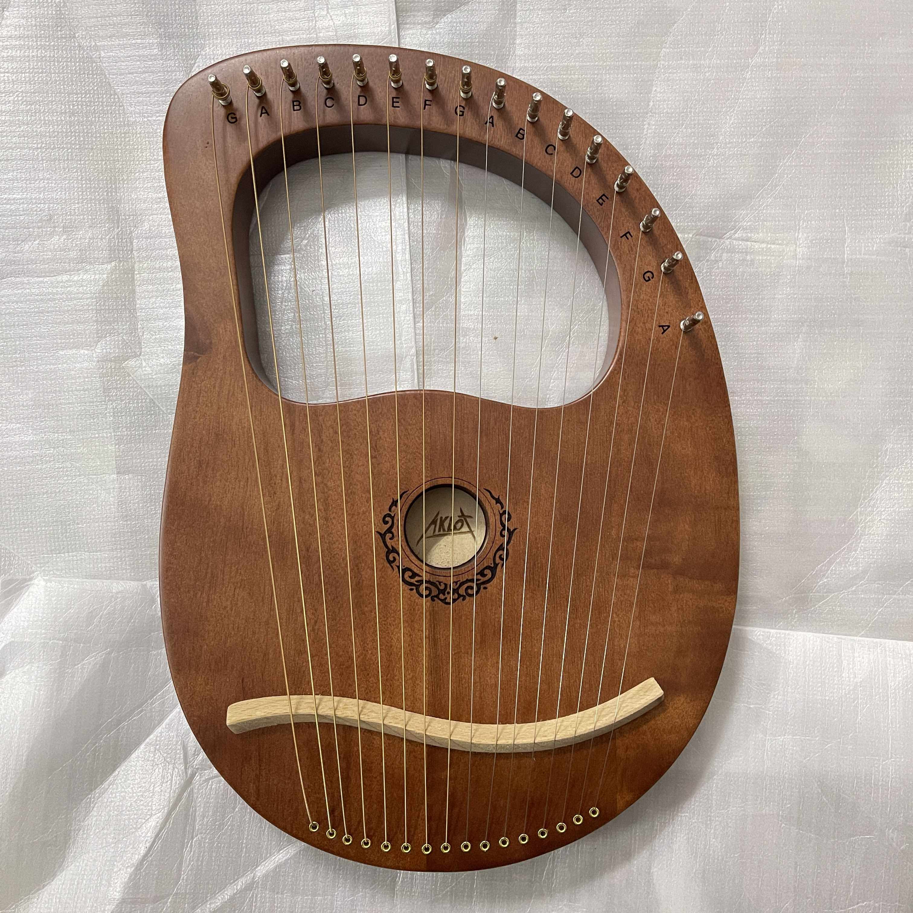 正品莱雅琴小竖琴16弦19音箜篌小众乐器初学者小型简单易学lyre里