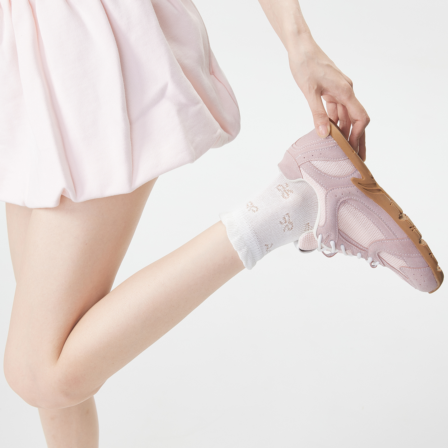 白色蝴蝶结袜子女短中筒夏季薄款