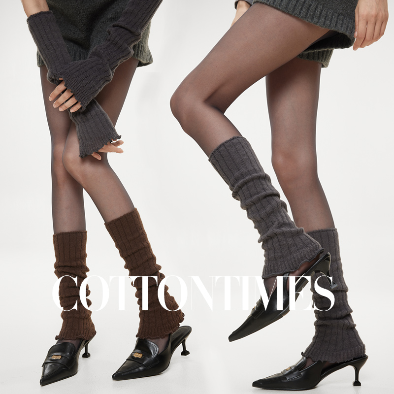长筒腿套保暖显瘦y2k辣妹堆堆袜