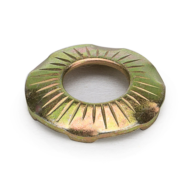 垫钢六爪地接碳j圈桥架爪型花纹不锈钢防松压花花齿蝶形垫片8折.