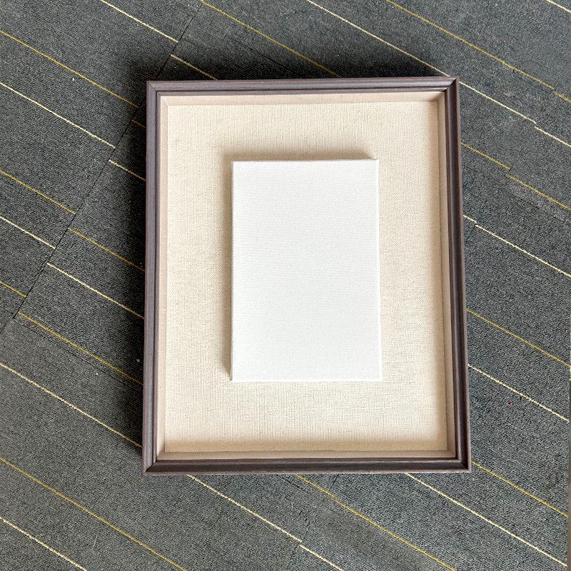 实木悬浮框油画外框真麻布贴底板装裱油画挂墙简约复古中空框,家居饰品,相框/画框,淘宝优惠券,粉丝福利购,淘宝优惠卷