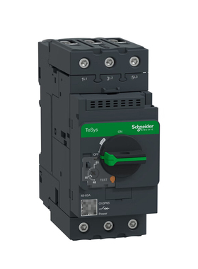 施耐德电气 电动机断路器旋钮控制,整定电流48-65A GV3P65