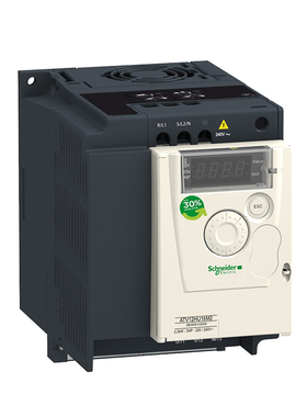 施耐德变频器1.5kW 2hp 200-240V 单相 带散热片 ATV12HU15M2
