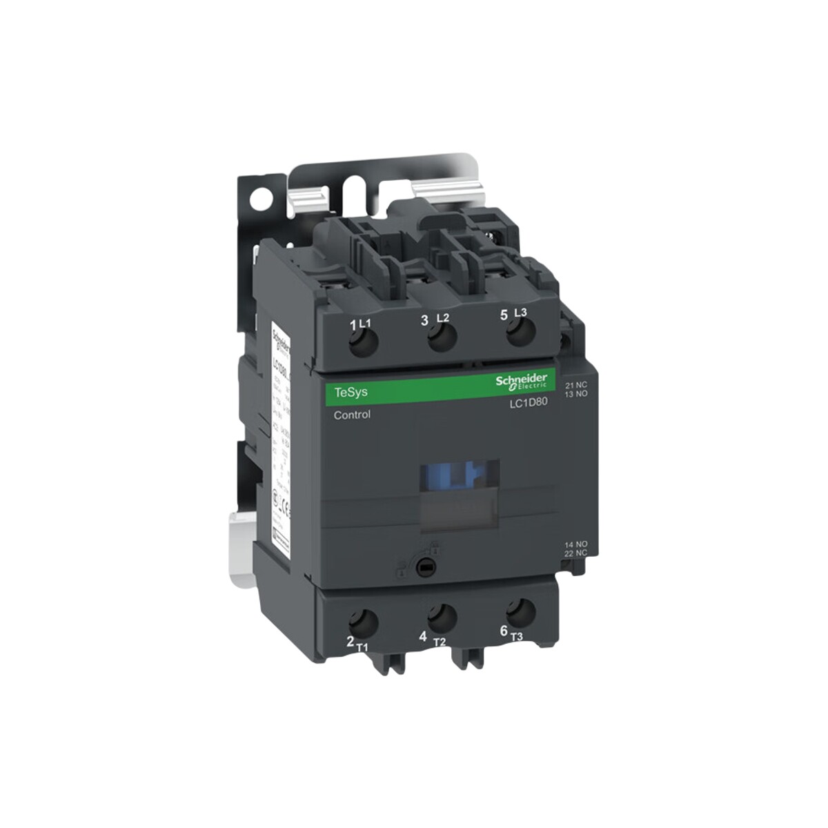 施耐德TeSysD交流接触器 80A 1NO+1NC 220VAC 50/60Hz LC1D80M7C