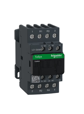 施耐德TeSysD四极接触器25A,220V,50/60Hz;LC1D258M7C