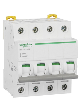 施耐德电气 微型隔离开关 iINT125 4P 125A A9S68492