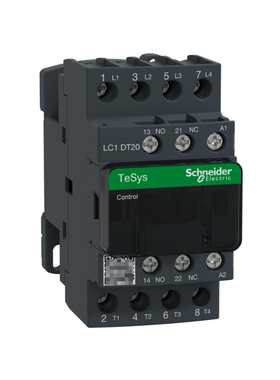 施耐德TeSysD四极接触器9A,220V,50/60Hz;LC1DT20M7C