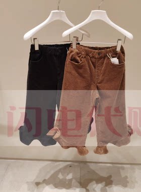 小江南商场童装2026冬装新品女童休闲叭裤九分灯芯绒裤1Q0E13770