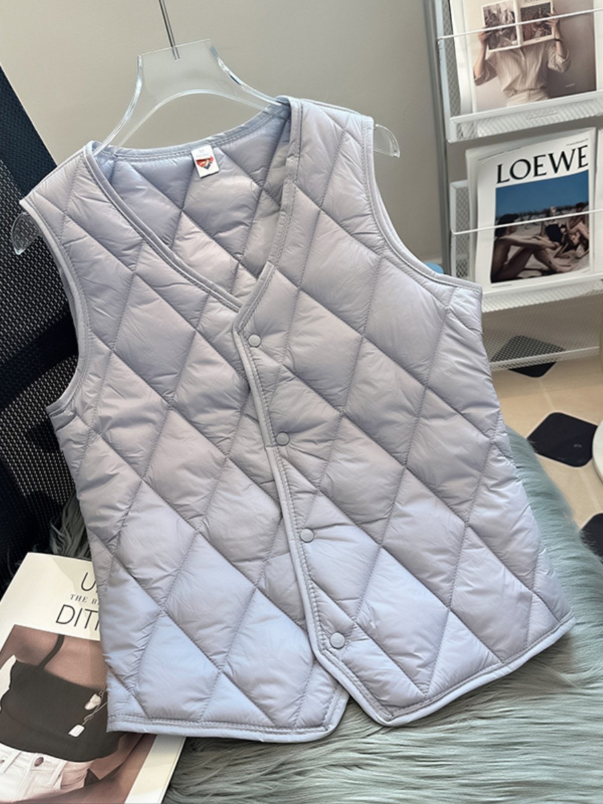 秋冬季新款老师装轻薄短款马甲2023保暖修身打底内穿背心女士护肩