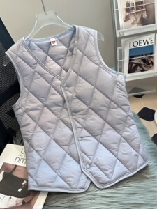 秋冬季新款老师装轻薄短款马甲2023保暖修身打底内穿背心女士护肩