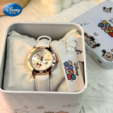 迪士尼手表女孩电子女童小学生儿童生日礼物女款女儿10岁9八7新年