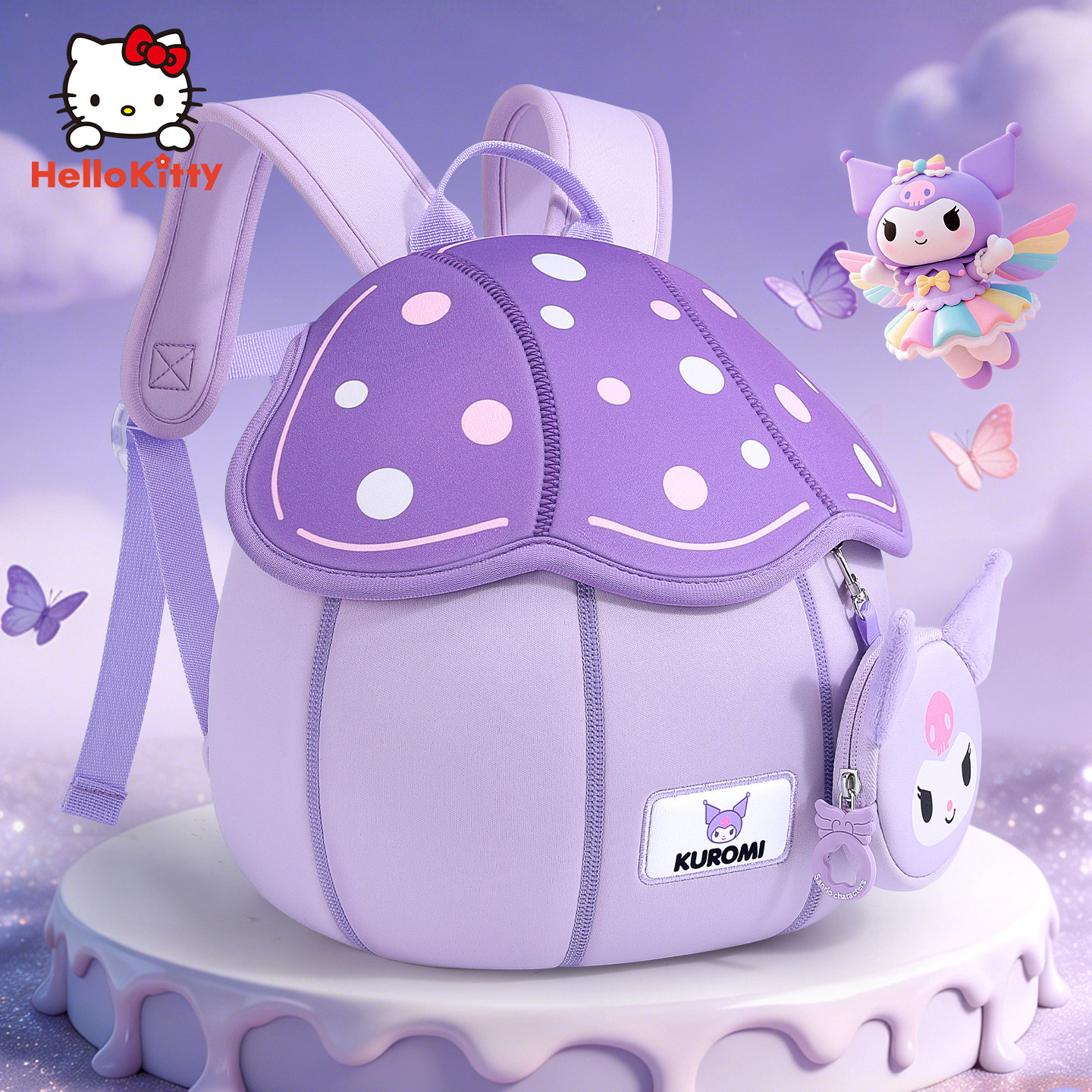 幼儿园书包女孩儿童背包库洛米5宝宝3岁超轻便生日礼物实用开学