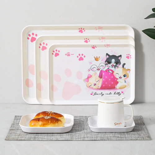 茶盘托盘客厅杯子茶杯商用塑料