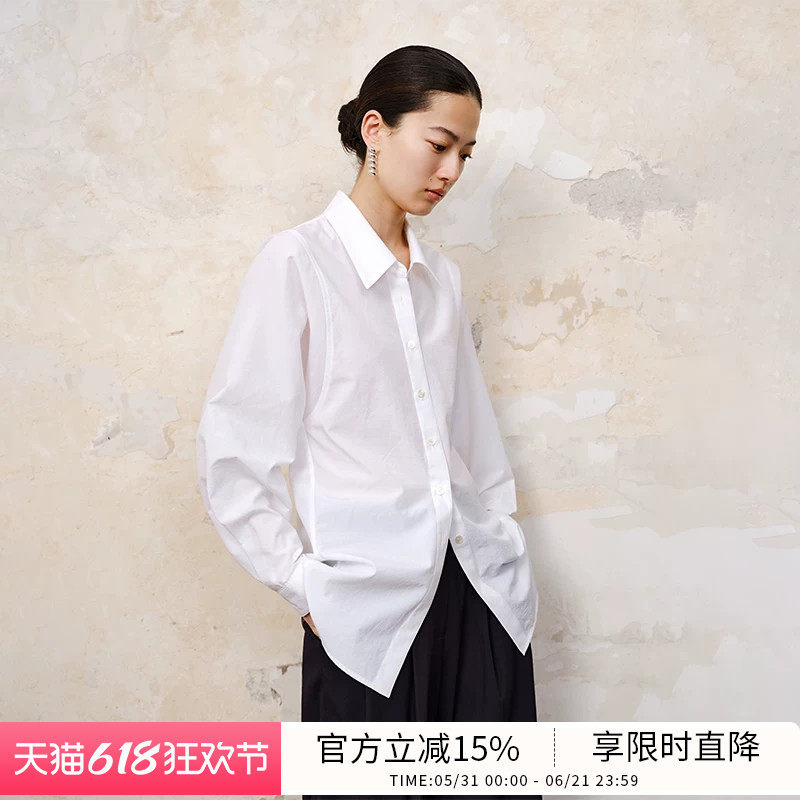 衬衫BLUEWEDIAN博主同款宽松