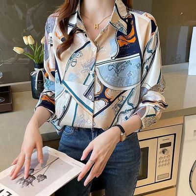 chiffon style fashionable sleeve for long Commuter shirt