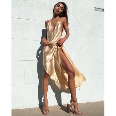 dress evening fashion beautiful dress trend fashion halter