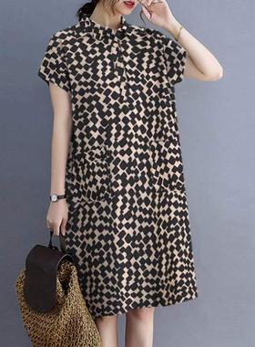 vintage print long dress for women summer sundresses new