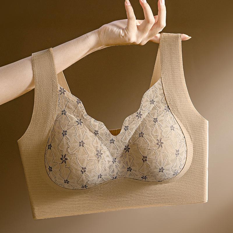 bra sleeping style vest ring steel no support breast