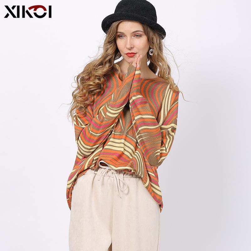 Womens Plus Yarn Size Pullover Velvet Shirt Core-Spun Loose