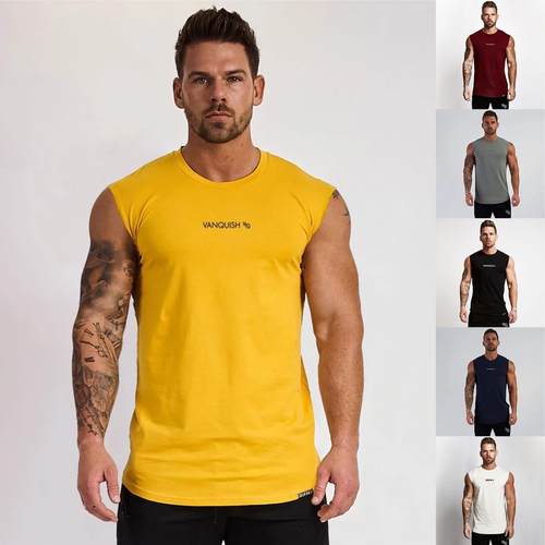 Muscle Fitness Brothers Sports Mens Vest Running Sleeveless