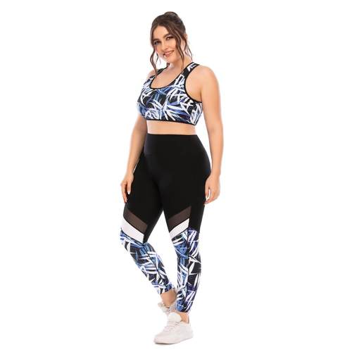 Fitness suits large size yoga suits leggings sports