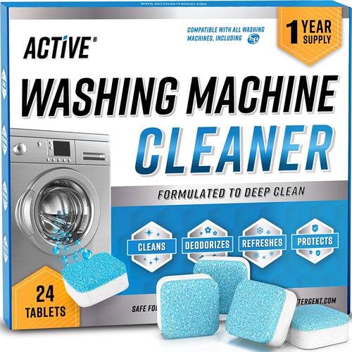 Cleaner 24 Pack Deep Cleaning Tablets For H洗衣机清洗剂