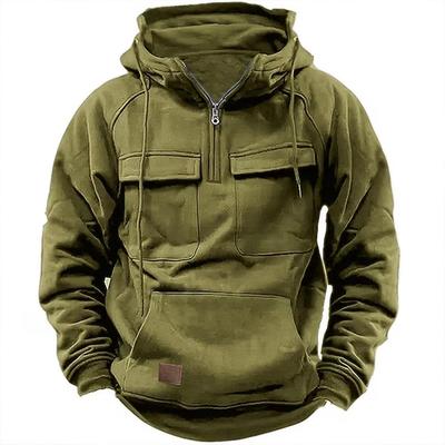 men hooded hoodie color street solid retro clothing hoody