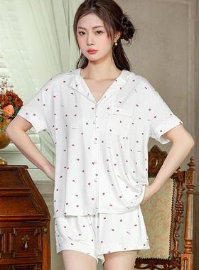 comfortable women clothes home shorts shirt short-sleeved