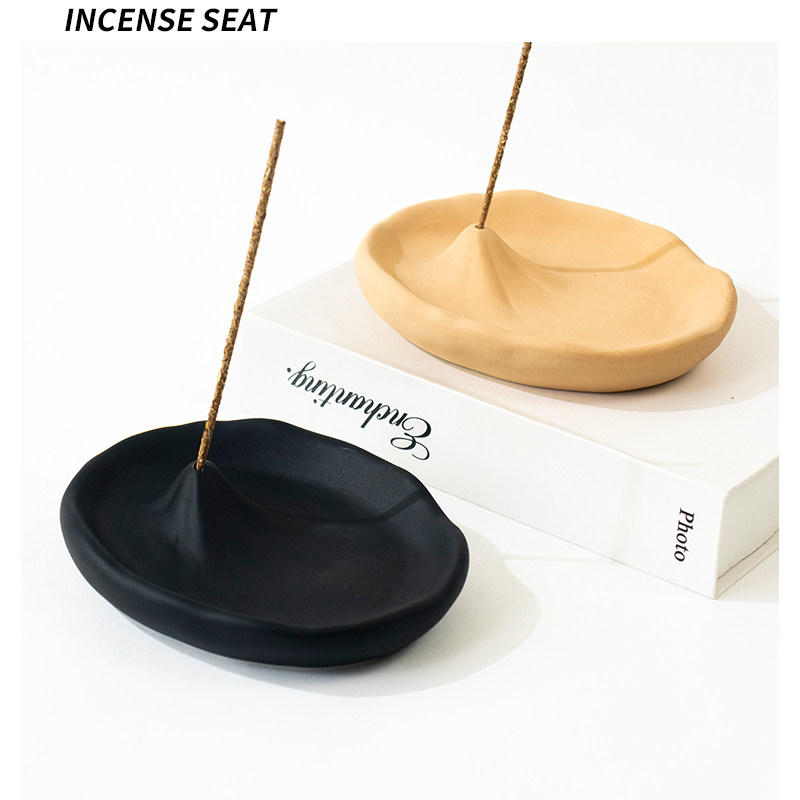侘寂风香插中式线香底座香托香盘陶瓷香薰装饰家居摆件小众送礼物,家居饰品,香托/香盘/香座/香插,淘宝优惠券,粉丝福利购,淘宝优惠卷