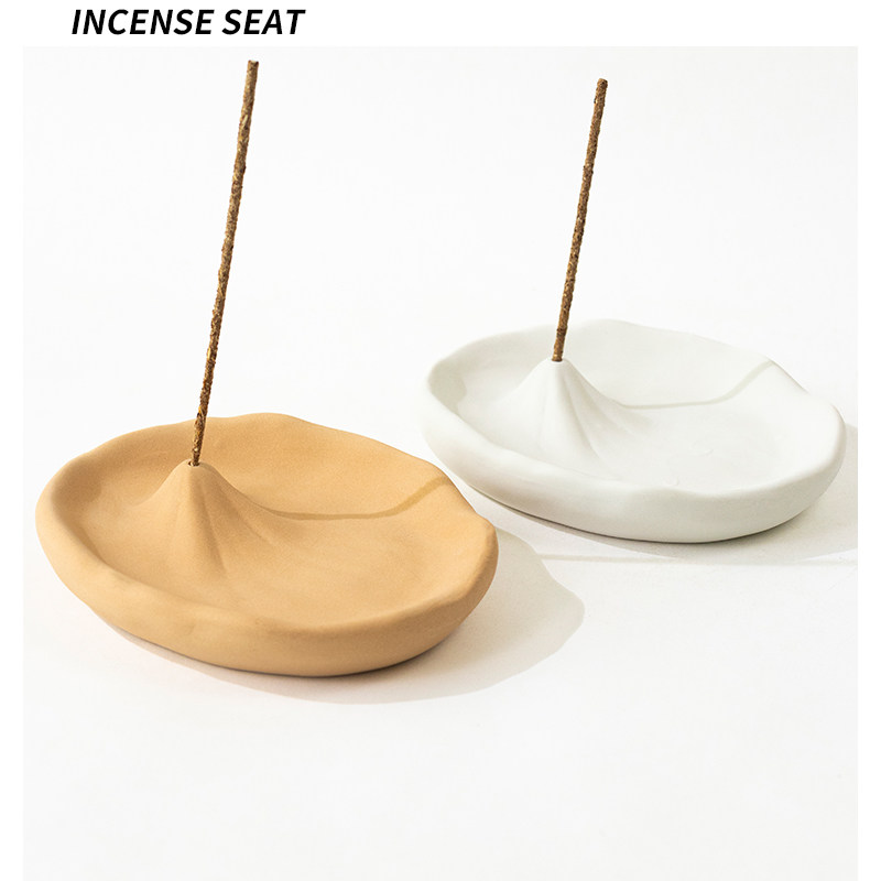 侘寂风线香香插日式底座香托香盘陶瓷香座设计感桌面装饰摆件礼物,家居饰品,香托/香盘/香座/香插,淘宝优惠券,粉丝福利购,淘宝优惠卷