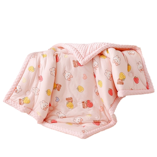 儿童被子春秋婴儿宝宝棉被新生秋冬幼儿园冬季小盖毯豆豆四季通用