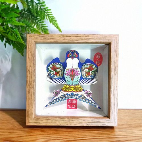 潍坊风筝摆件文创工艺品旅游纪念品送朋友伴手礼手工小纸鸢不能飞