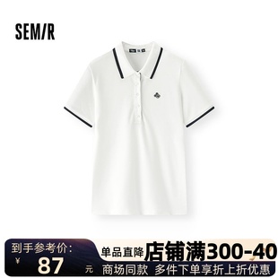 101325115001 商场同款 森马迪士尼合作系列POLO衫 女夏2025新款