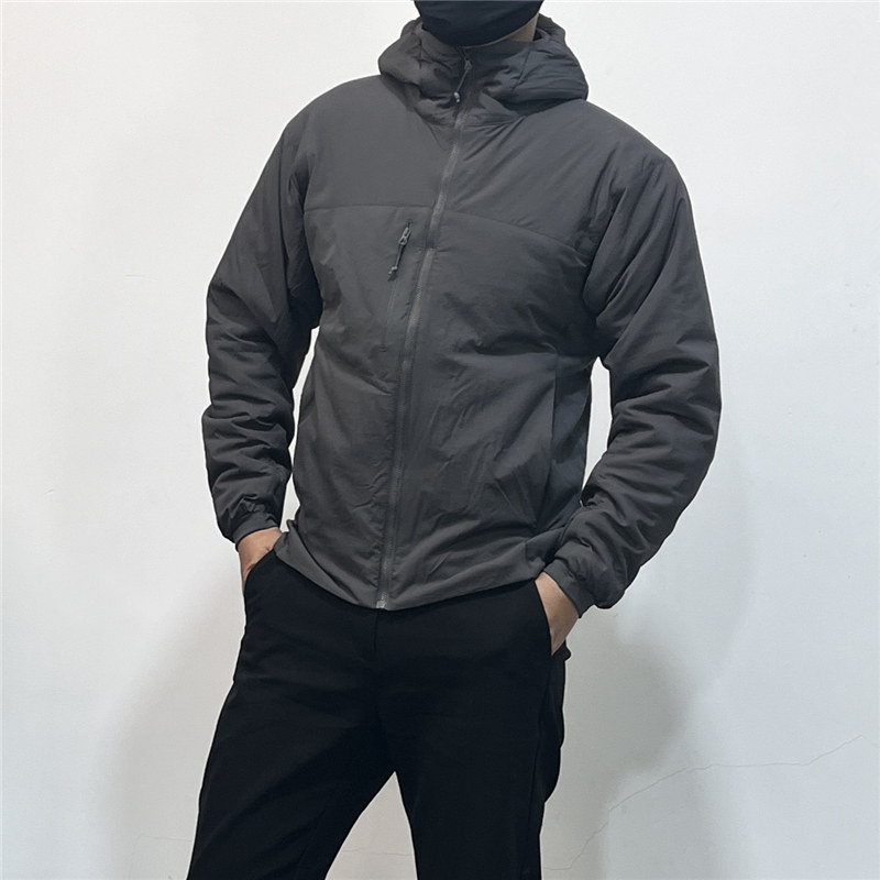 秋冬户外连帽轻便战术棉服