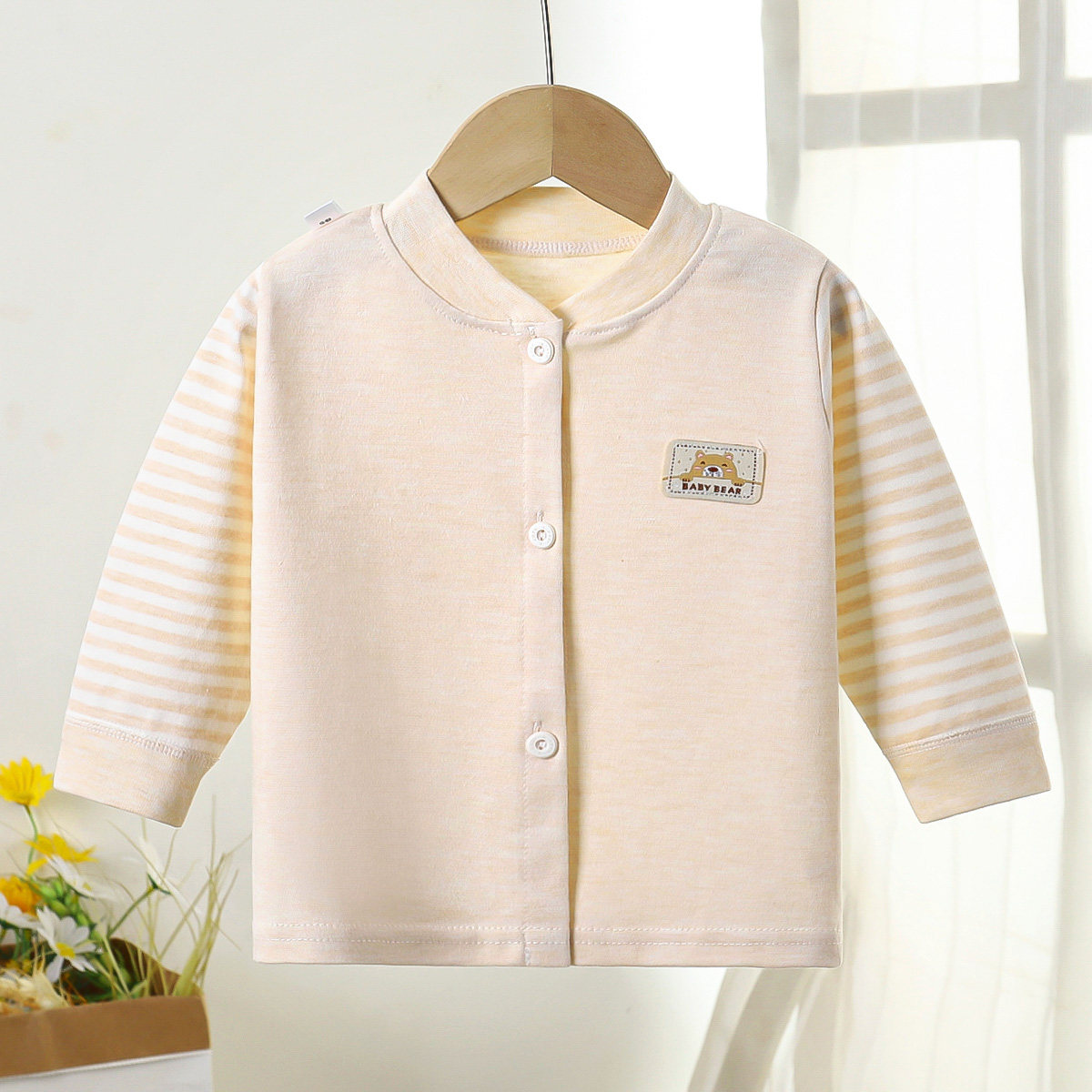 春秋宝宝长袖上衣纯棉套头男女婴儿彩棉内衣儿童保暖单件上衣秋衣,童装/婴儿装/亲子装,保暖上装,淘宝优惠券,粉丝福利购,淘宝优惠卷