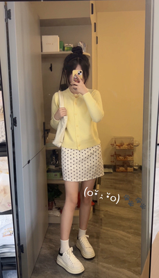 早初秋季女装新款微胖减龄穿搭配一整套韩风chic半身裙子编号套装