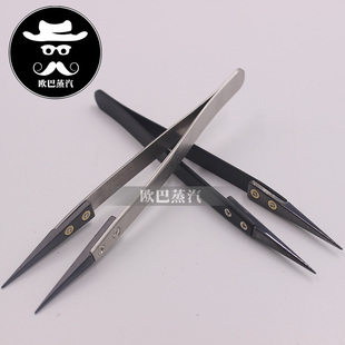 尖头陶瓷镊子耐高温耐腐蚀工具套装绝缘镊子电阻发热丝捏子