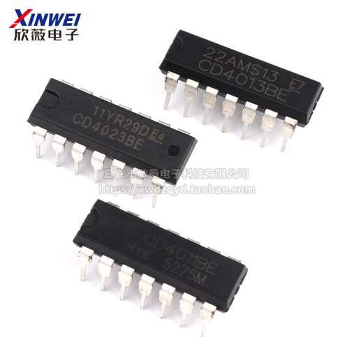 CD4001 4002 4011 4012 4013 4023 4024 4025BE直插芯片DIP-14 IC