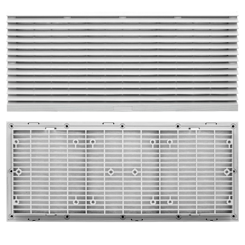 ZL-9807通风过滤组 百叶窗柜体散热防尘过滤网 外形尺寸420*180mm