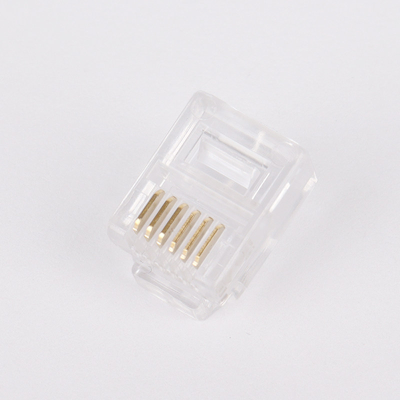 6芯水晶头 6P6C 适用自制面板分离线 Y手咪延长线