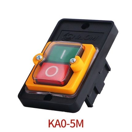 KAO-5H防水型控制开关KA0-5 220/380V10A台钻按钮KAO-10KH