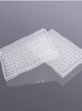 0.1ml/0.2ml 96孔PCR板透明白色半裙边无裙边抬升边适配ABI仪器