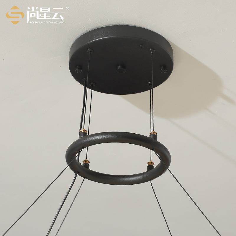 北欧简约现代魔豆吊灯设计师意式餐厅创意后现代客厅灯具亚克力球