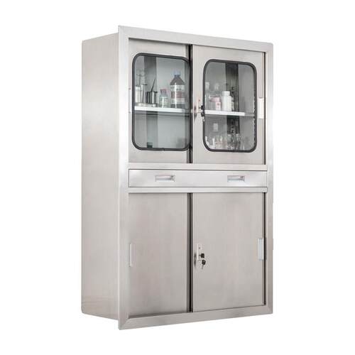 04不锈钢嵌入式器械柜手术室嵌入麻醉柜诊所医疗器械药品柜