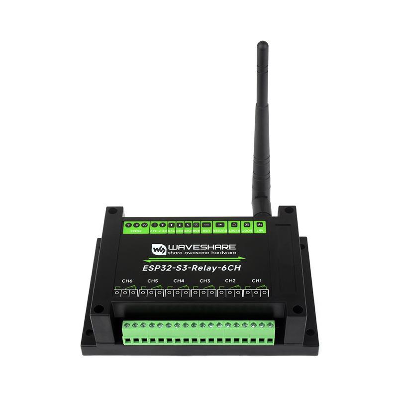 ESP32-S3工业级6路WiFi网络继电器模块WiFi/蓝牙/485通信工控板