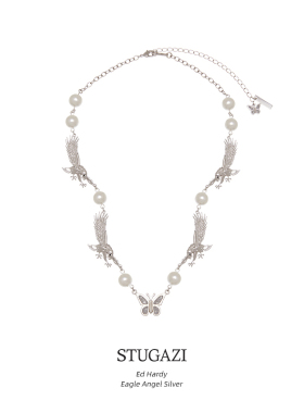stugazi镀金男女同款老鹰项链