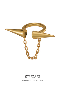 STUGAZI Spiky Single Ear Cuff 尖锥耳骨夹简约独特造型嘻哈潮流